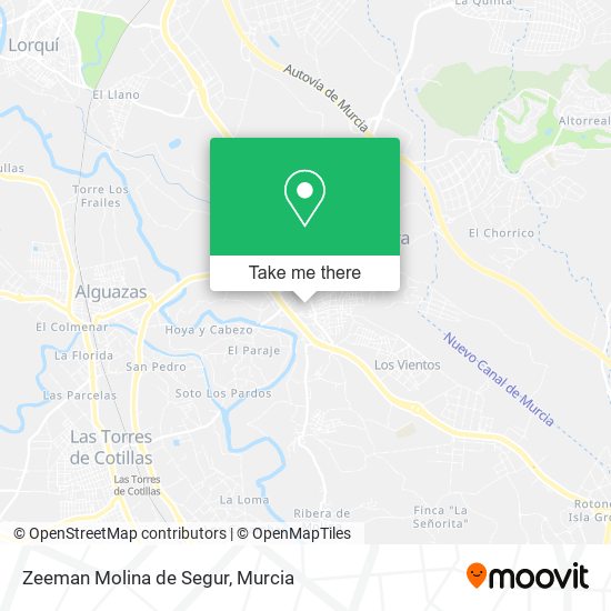 Zeeman Molina de Segur map