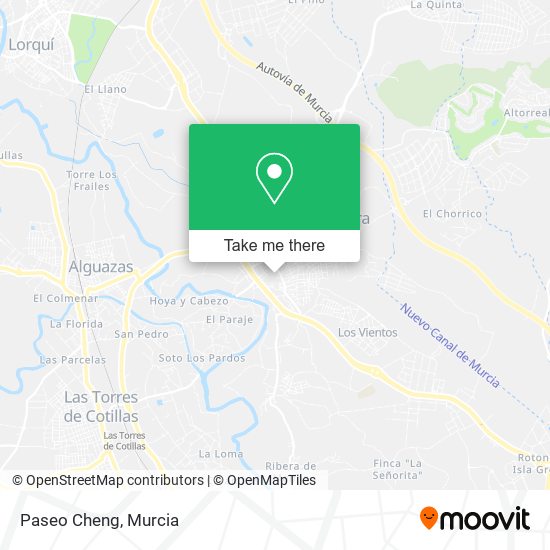 mapa Paseo Cheng