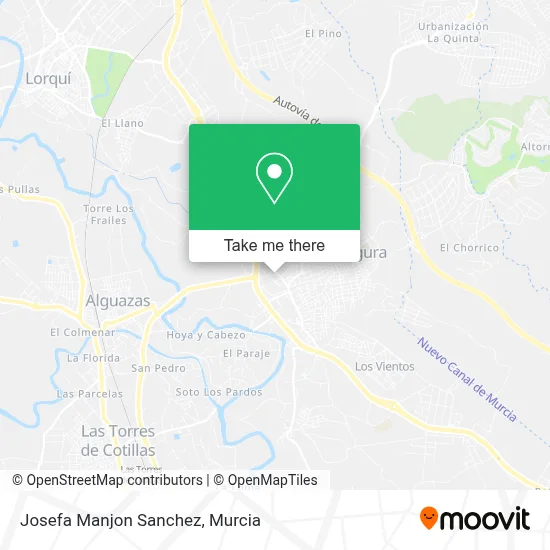 Josefa Manjon Sanchez map
