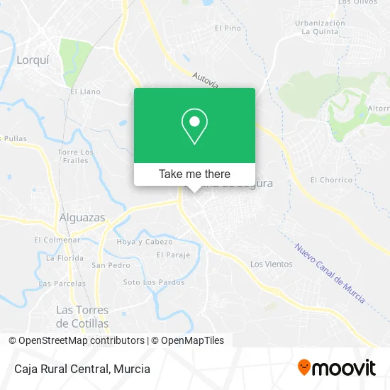 Caja Rural Central map
