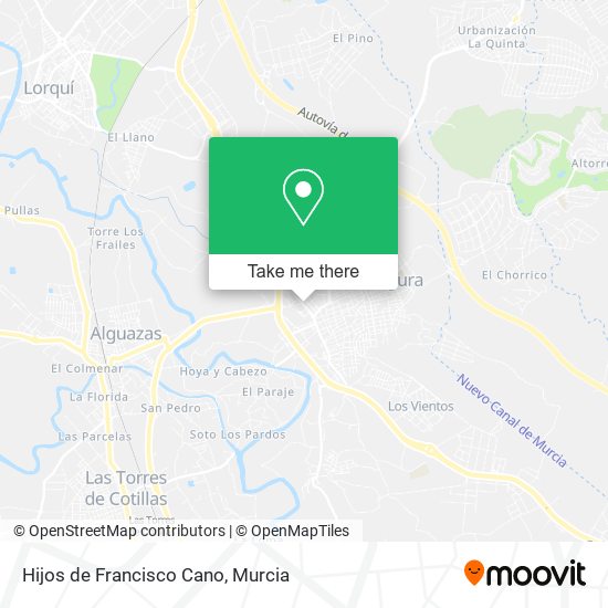 Hijos de Francisco Cano map