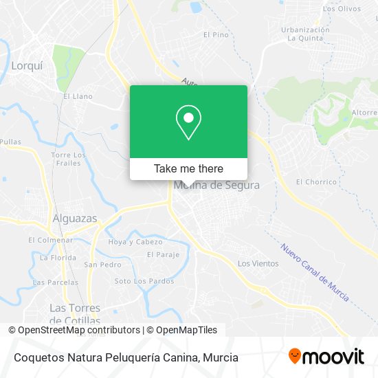 Coquetos Natura Peluquería Canina map