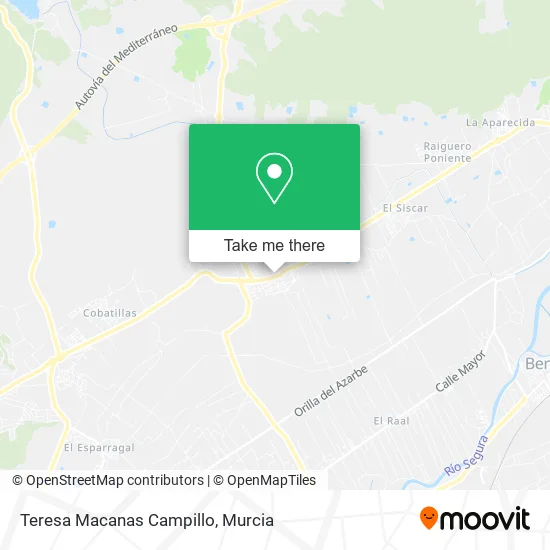 Teresa Macanas Campillo map