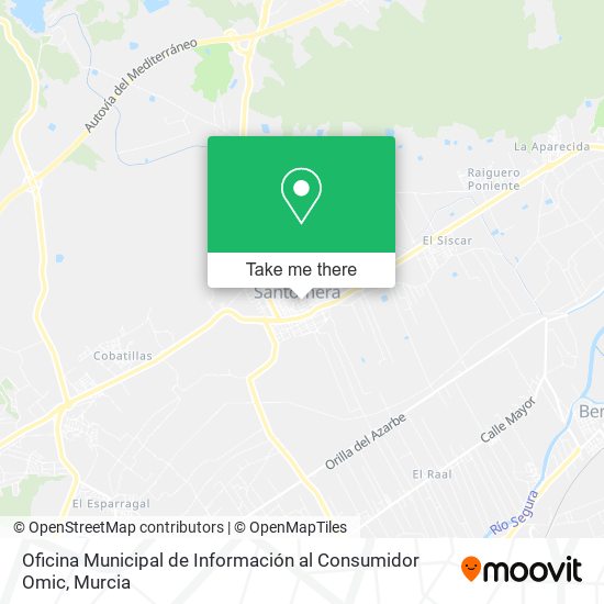 Oficina Municipal de Información al Consumidor Omic map