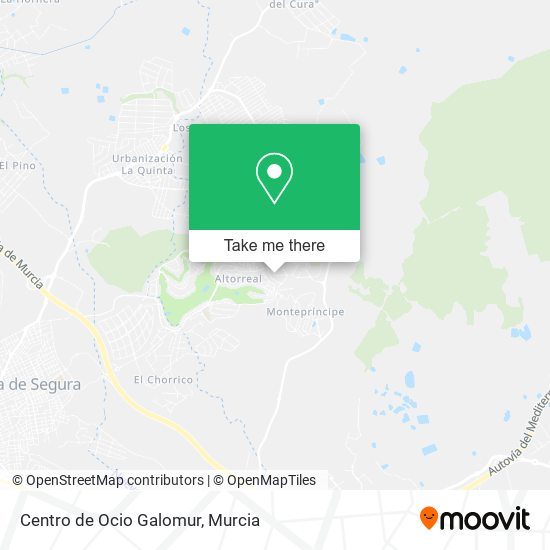 Centro de Ocio Galomur map