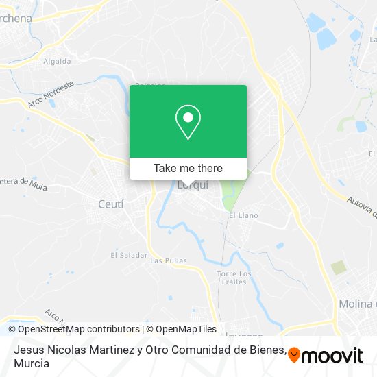 Jesus Nicolas Martinez y Otro Comunidad de Bienes map