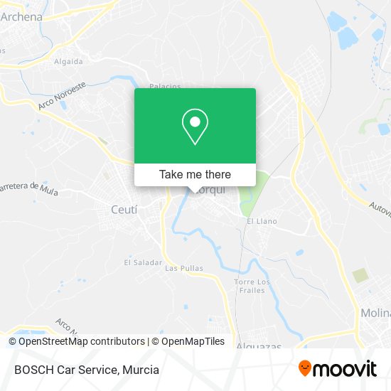 BOSCH Car Service map