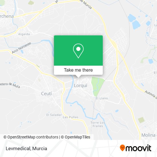 Levmedical map