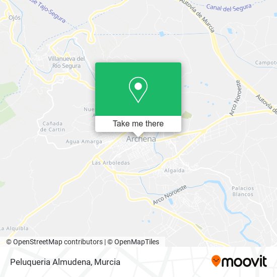 Peluqueria Almudena map