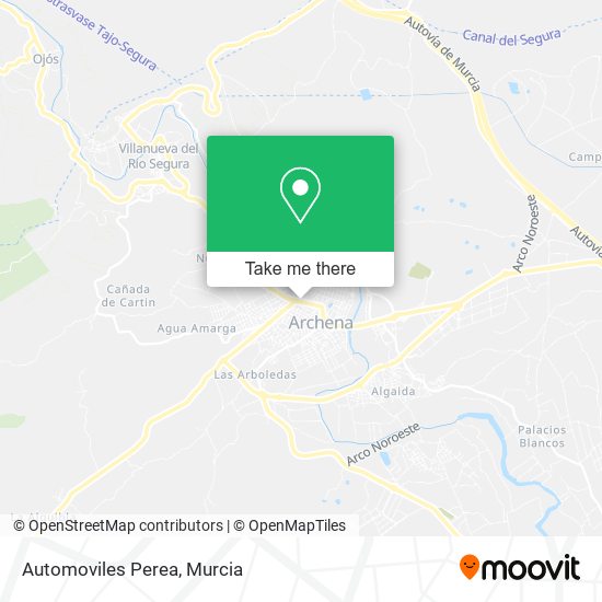 Automoviles Perea map