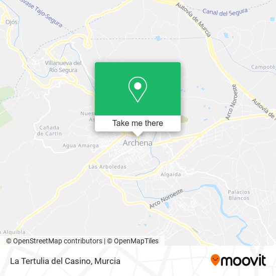 La Tertulia del Casino map