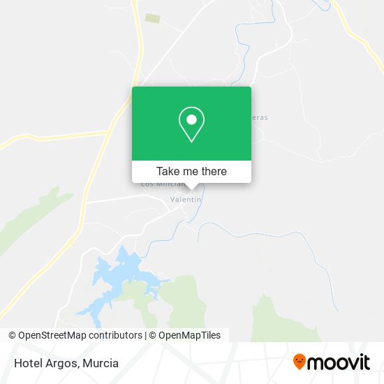 Hotel Argos map