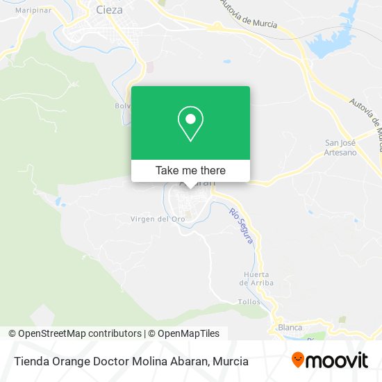 Tienda Orange Doctor Molina Abaran map