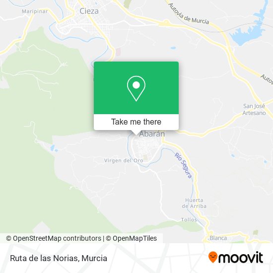 Ruta de las Norias map