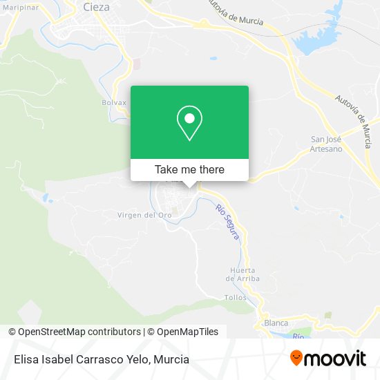 Elisa Isabel Carrasco Yelo map