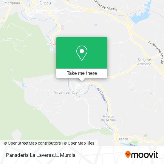 Panaderia La Laveras.L map