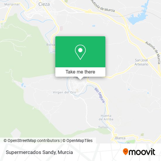 Supermercados Sandy map