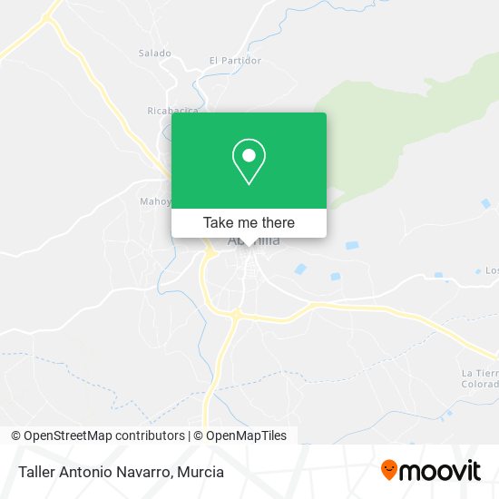 Taller Antonio Navarro map