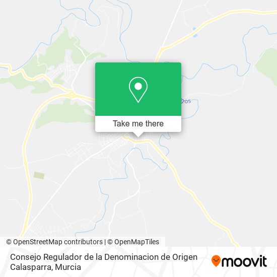 Consejo Regulador de la Denominacion de Origen Calasparra map