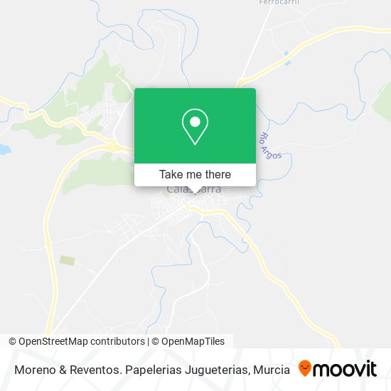 Moreno & Reventos. Papelerias Jugueterias map