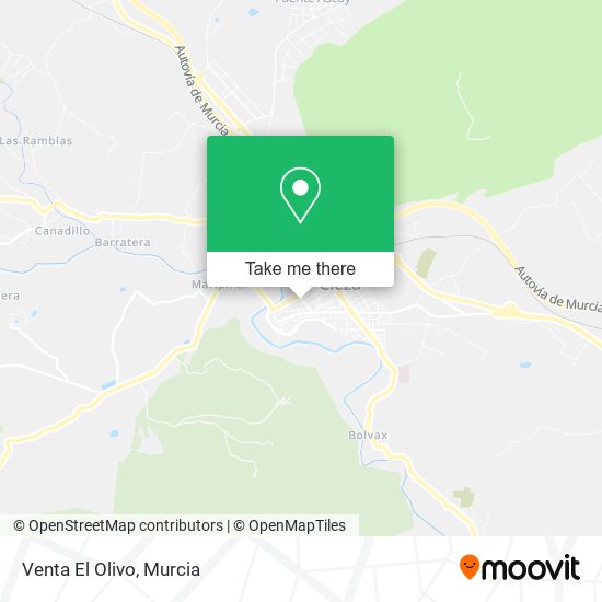 Venta El Olivo map