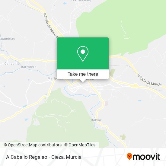 A Caballo Regalao - Cieza map