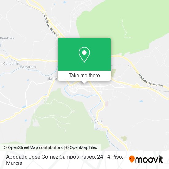 Abogado Jose Gomez Campos Paseo, 24 - 4 Piso map