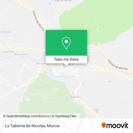 La Taberna de Nicolás map