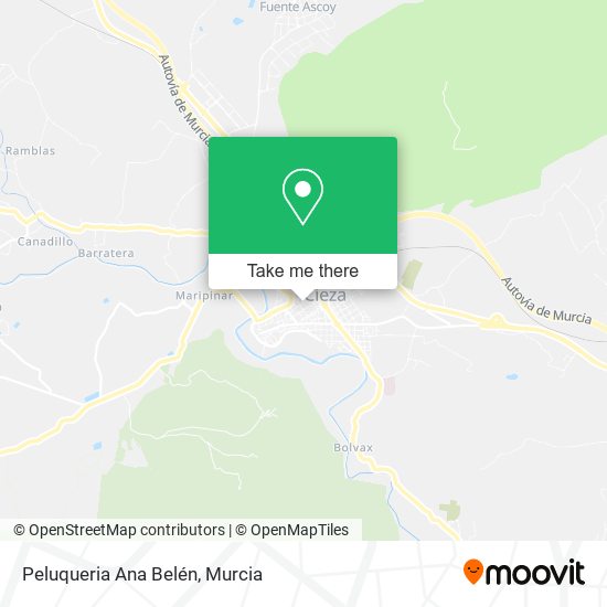 Peluqueria Ana Belén map