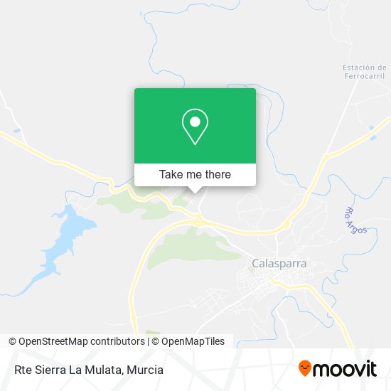 Rte Sierra La Mulata map