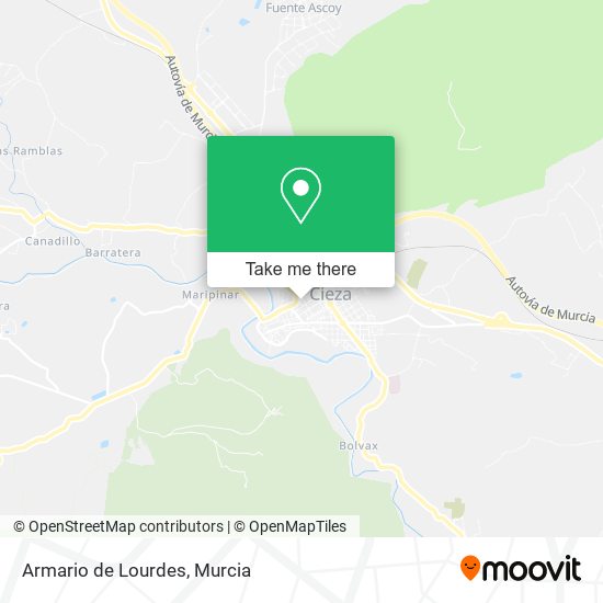 mapa Armario de Lourdes