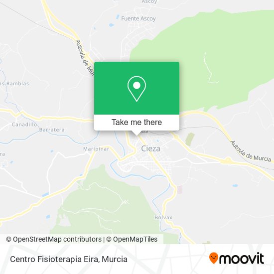 Centro Fisioterapia Eira map