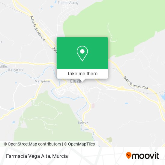 mapa Farmacia Vega Alta