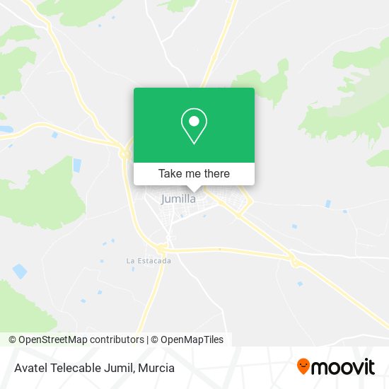 mapa Avatel Telecable Jumil