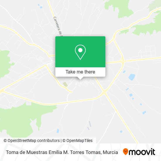 Toma de Muestras Emilia M. Torres Tomas map