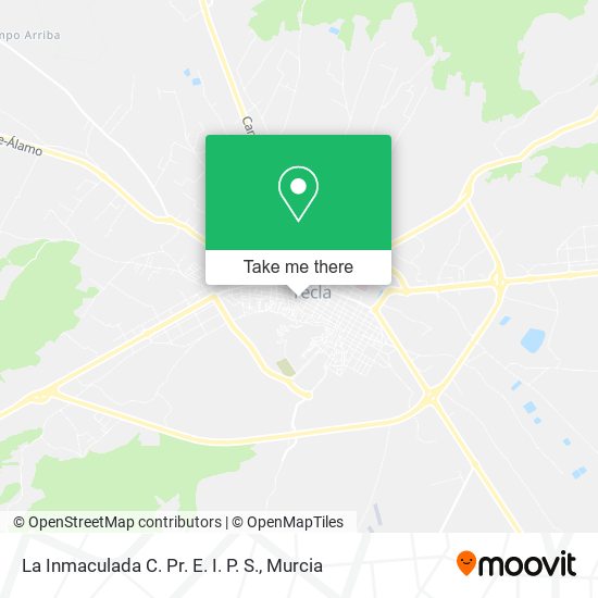 La Inmaculada C. Pr. E. I. P. S. map