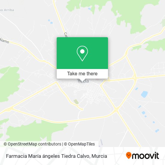 Farmacia María ángeles Tiedra Calvo map