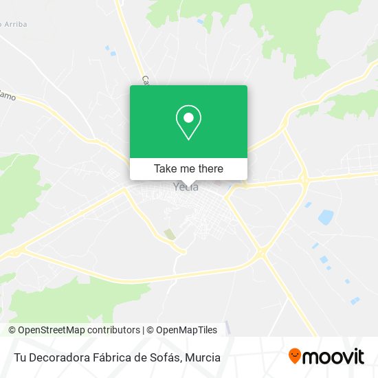 Tu Decoradora Fábrica de Sofás map