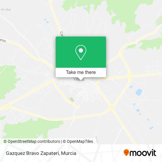 Gazquez Bravo Zapateri map