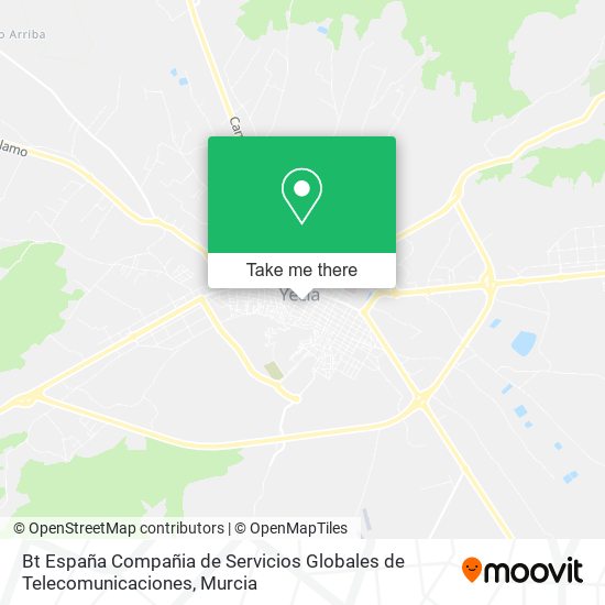 Bt España Compañia de Servicios Globales de Telecomunicaciones map