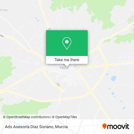 Ads Asesoría Díaz Soriano map