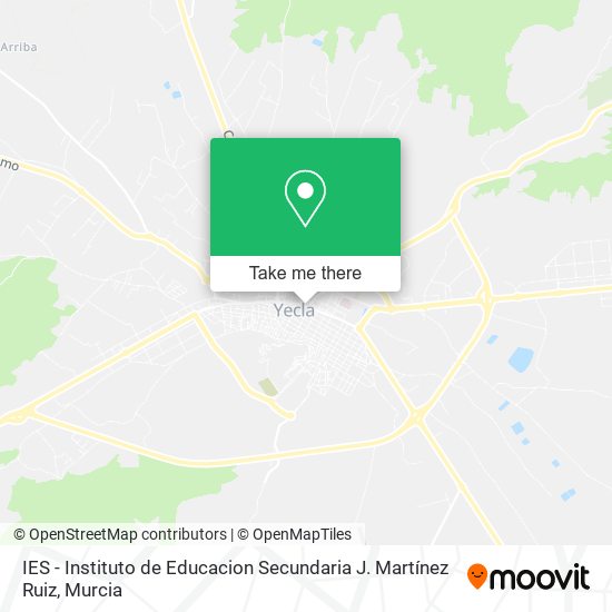 IES - Instituto de Educacion Secundaria J. Martínez Ruiz map
