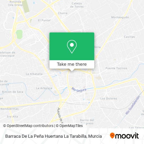 Barraca De La Peña Huertana La Tarabilla map