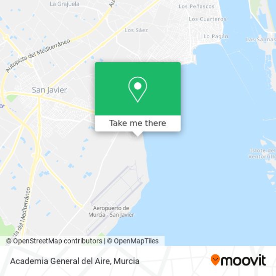 Academia General del Aire map