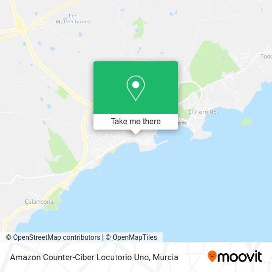 Amazon Counter-Ciber Locutorio Uno map
