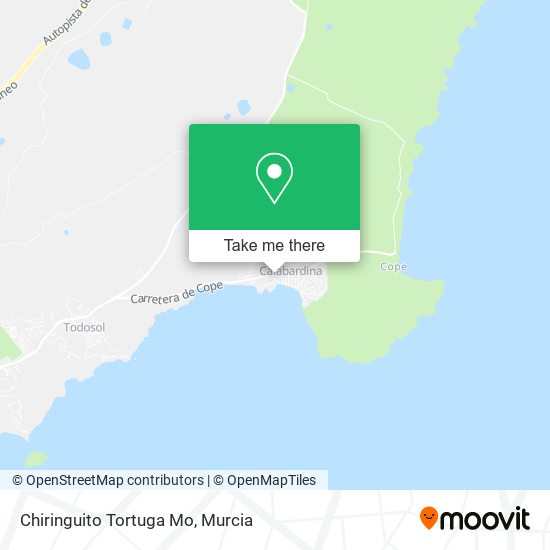 Chiringuito Tortuga Mo map