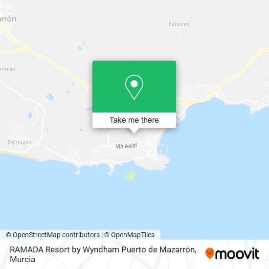 mapa RAMADA Resort by Wyndham Puerto de Mazarrón