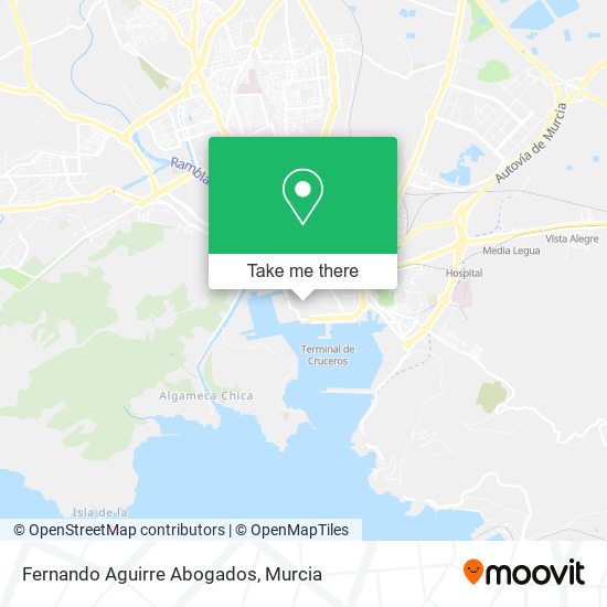 Fernando Aguirre Abogados map