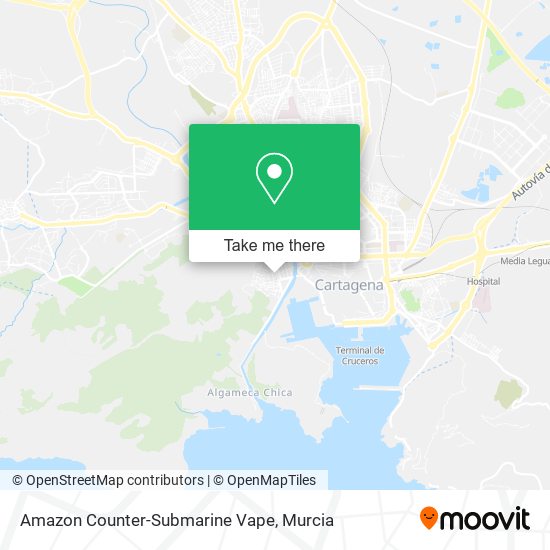 Amazon Counter-Submarine Vape map