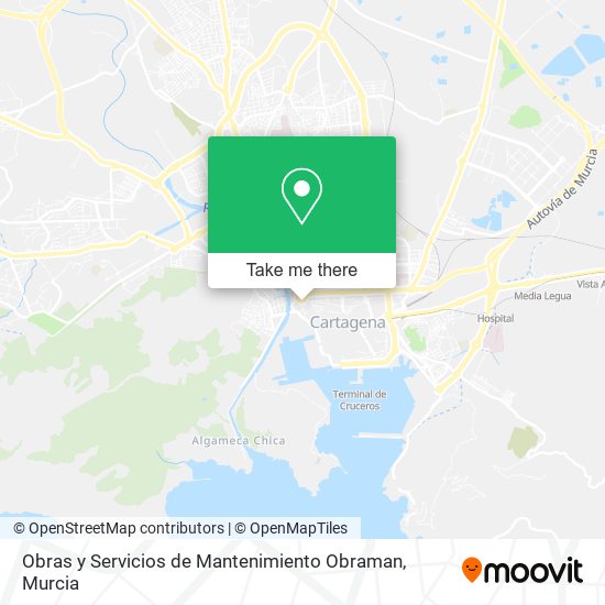 Obras y Servicios de Mantenimiento Obraman map